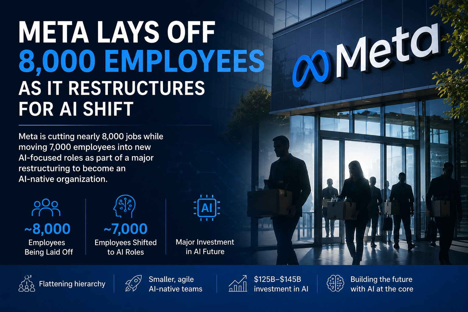 Meta’s Massive AI Restructuring: 8,000 Jobs Cut as the Company Reinvents Itself Around Artificial Intelligence