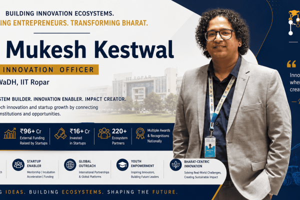 Dr Mukesh Kestwal Emerges as a Key Force in India’s DeepTech and Startup Ecosystem