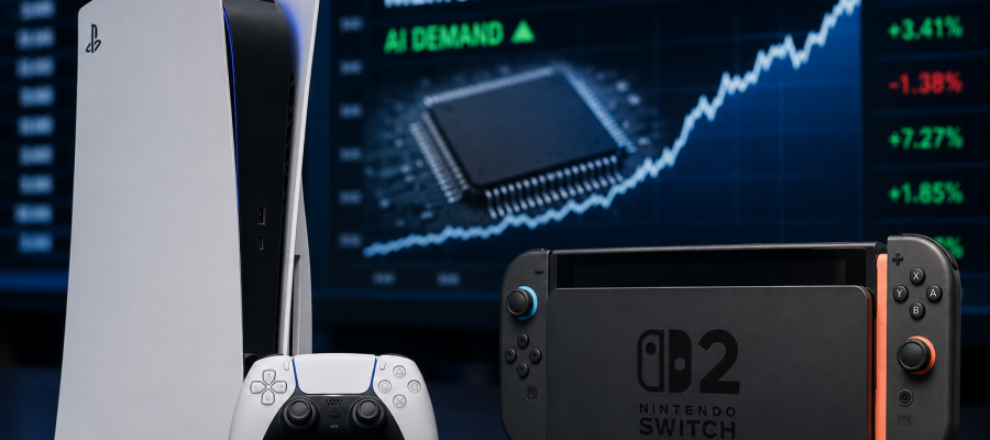 AI Boom Triggers Memory Chip Crisis, Pushing Sony and Nintendo to Raise Console Prices