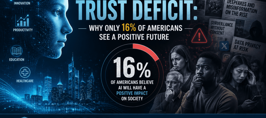 The AI Trust Deficit: Why Only 16% of Americans See a Positive Future