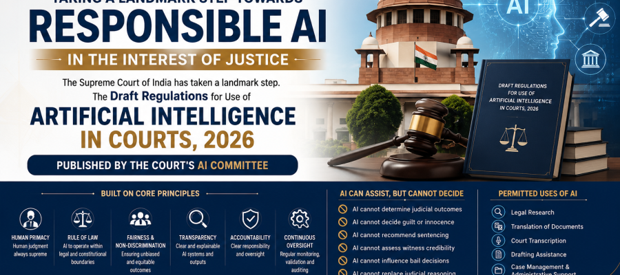 Supreme Court’s Draft AI Regulations 2026: A Landmark Framework for Responsible Artificial Intelligence in India’s Judiciary