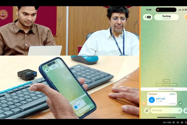 IIT Madras Director and Member NSAB V Kamakoti Exposes telegram