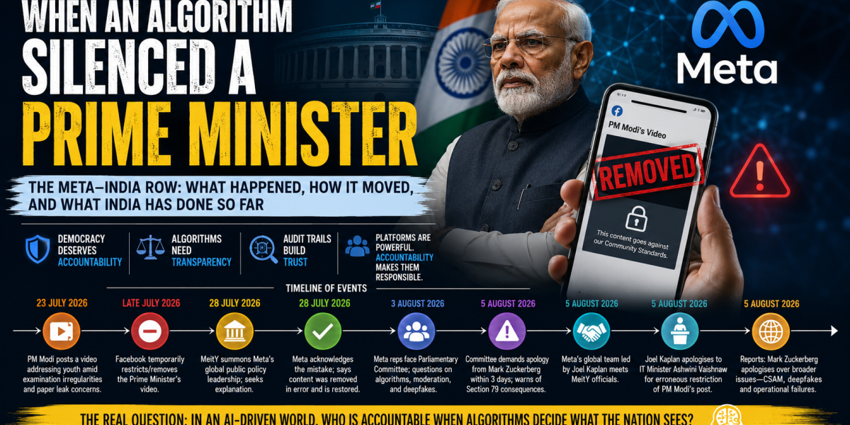When an Algorithm Silenced a Prime Minister: The Meta–India Row and the Bigger Question of Platform Accountability - Timeline of Events